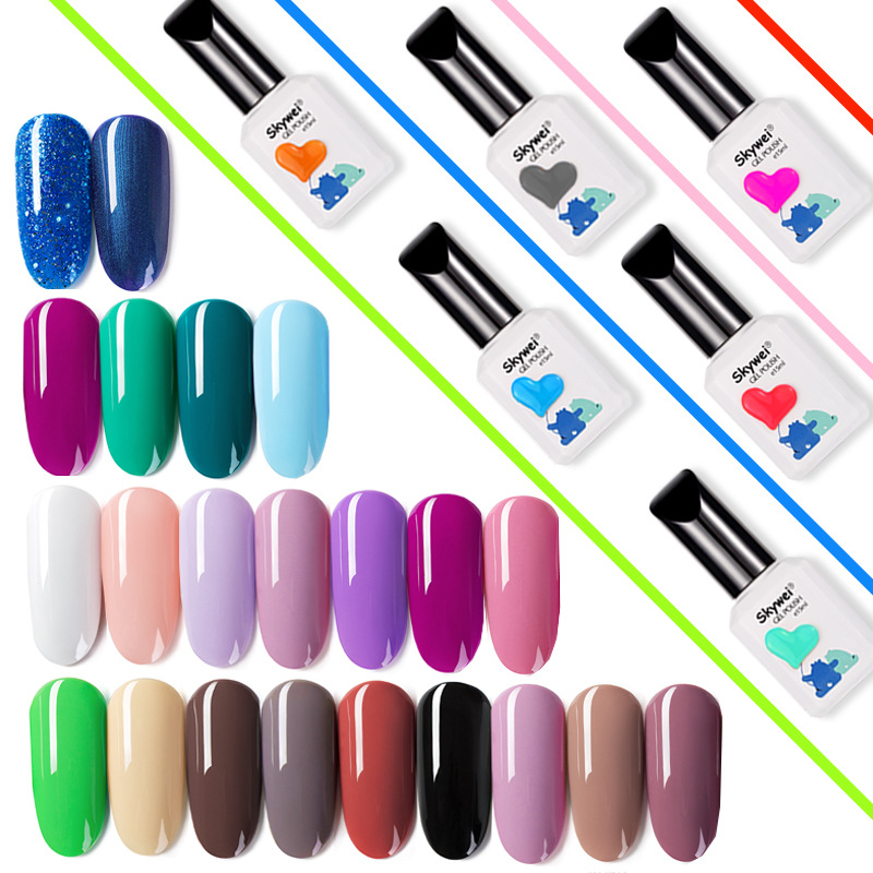 15ML70色光療指甲油膠OEM/ODM定制代加工