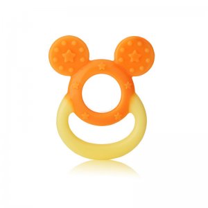 兒童雙色米奇頭硅膠牙膠代加工貼牌OEM/ODM