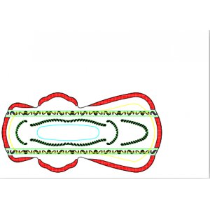 320mm加長夜用衛(wèi)生巾OEM/ODM代加工