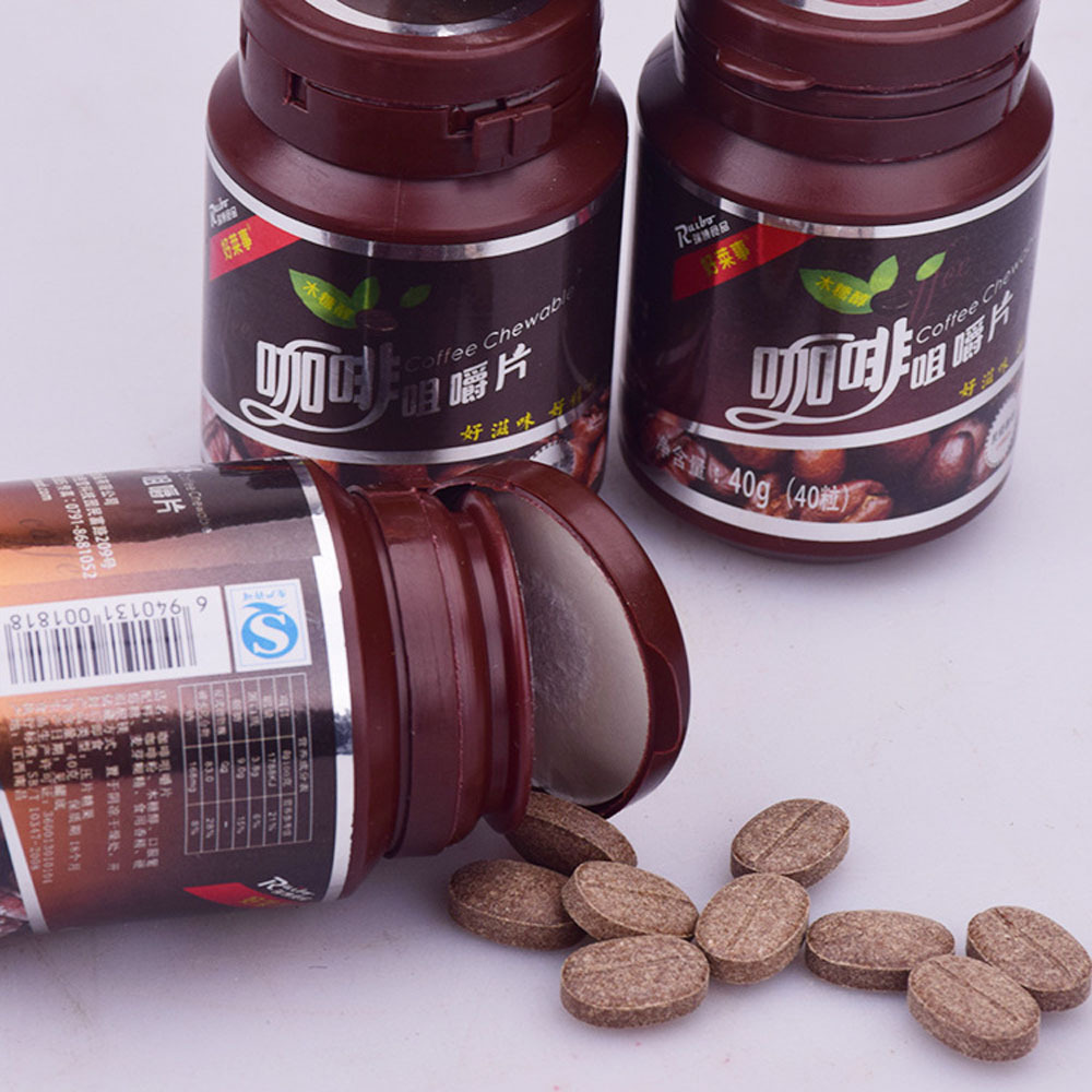 江西咖啡咀嚼片40粒/瓶貼牌OEM/ODM