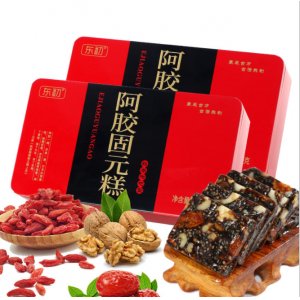 山東東阿原產(chǎn)阿膠固元糕500g鐵盒裝OEM/ODM定制代加工