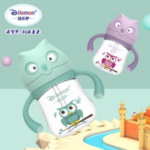 寶寶學(xué)飲杯Tritan吸管杯兒童水杯喝水嬰兒帶手柄飲水杯代加工貼牌OEM/ODM