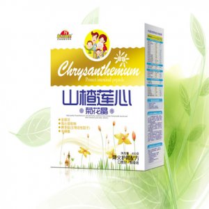 山楂蓮心菊花晶貼牌定制代加工