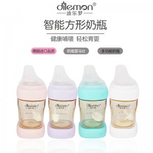 新生兒寬口徑方形多功能PPSU奶瓶OEM/ODM定制代加工