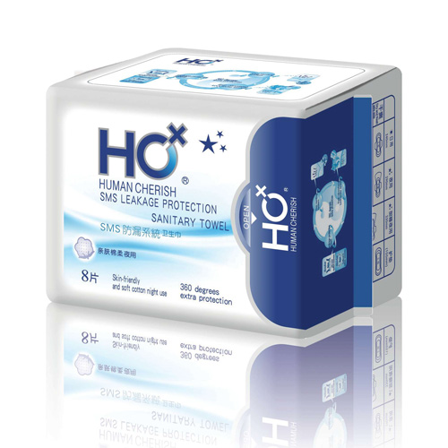防漏系統(tǒng)夜用衛(wèi)生巾貼牌OEM/ODM