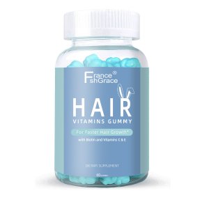 小藍(lán)瓶小兔狀護(hù)發(fā)生發(fā)軟糖可OEM/ODM代工