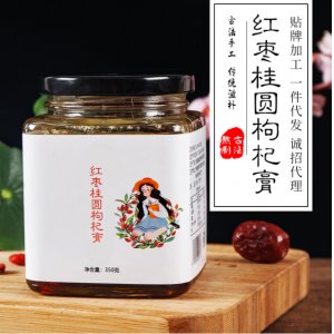 承盛堂桂圓紅棗枸杞膏300g代加工貼牌OEM/ODM