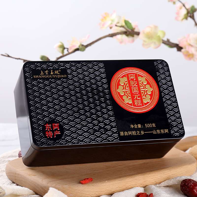 鐵盒阿膠固元糕500克貼牌OEM/ODM