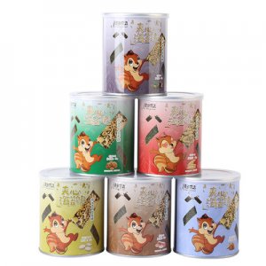 海苔夾心脆海苔寶寶兒童零食罐裝可OEM/ODM代工