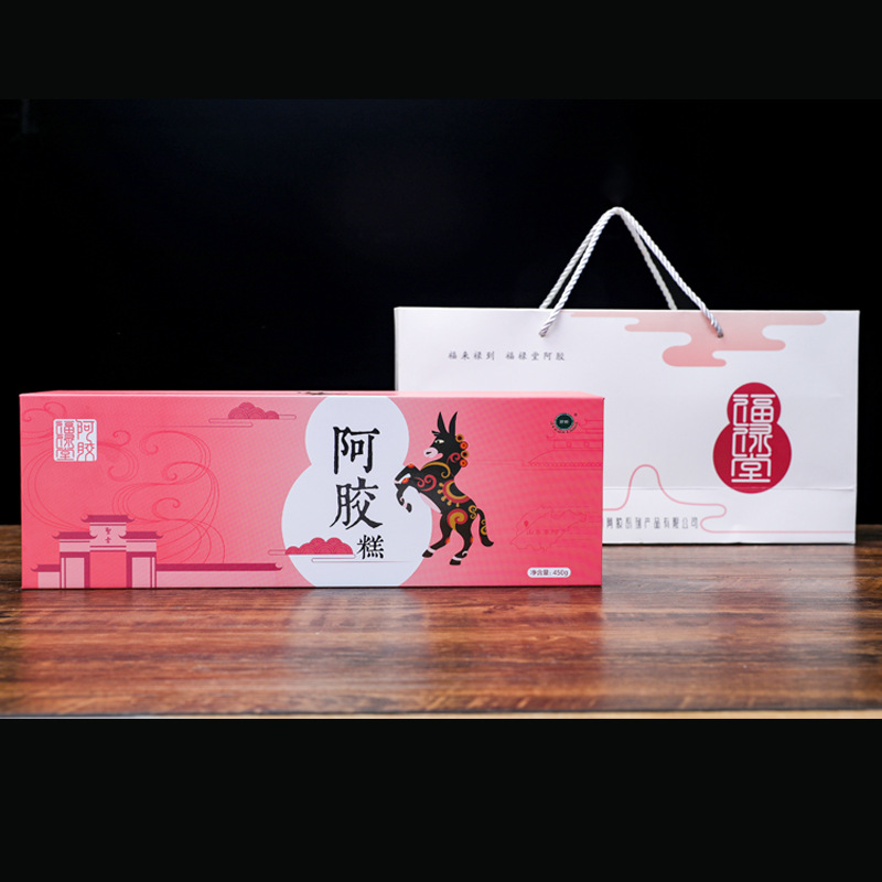 即食阿膠糕禮盒裝450克可OEM/ODM代工