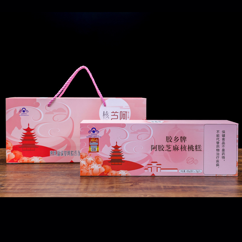膠鄉(xiāng)牌阿膠糕450g禮盒貼牌定制代加工