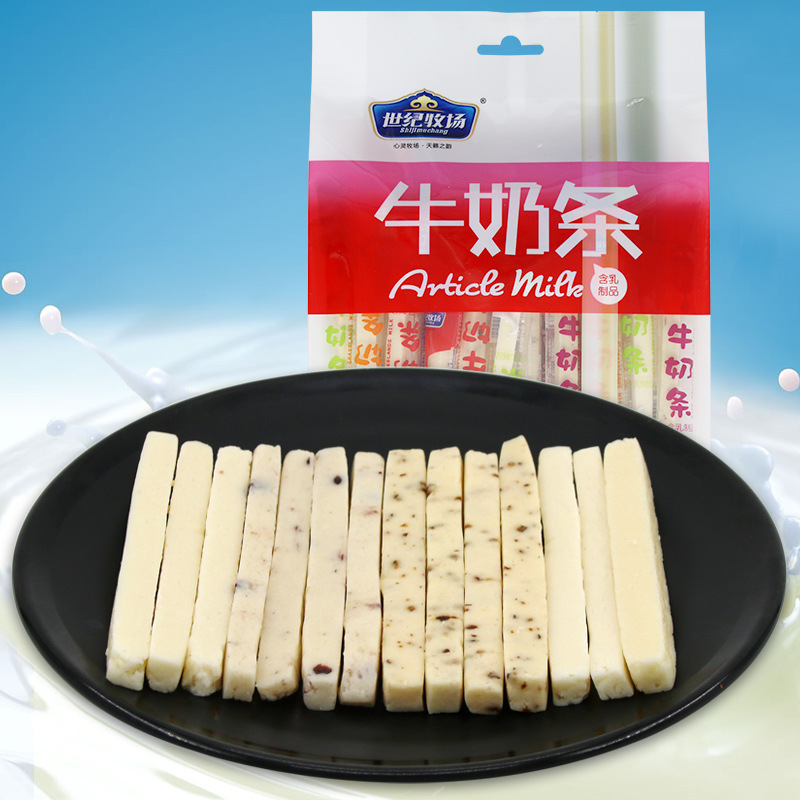 世紀(jì)牧場牛奶條OEM/ODM定制代加工