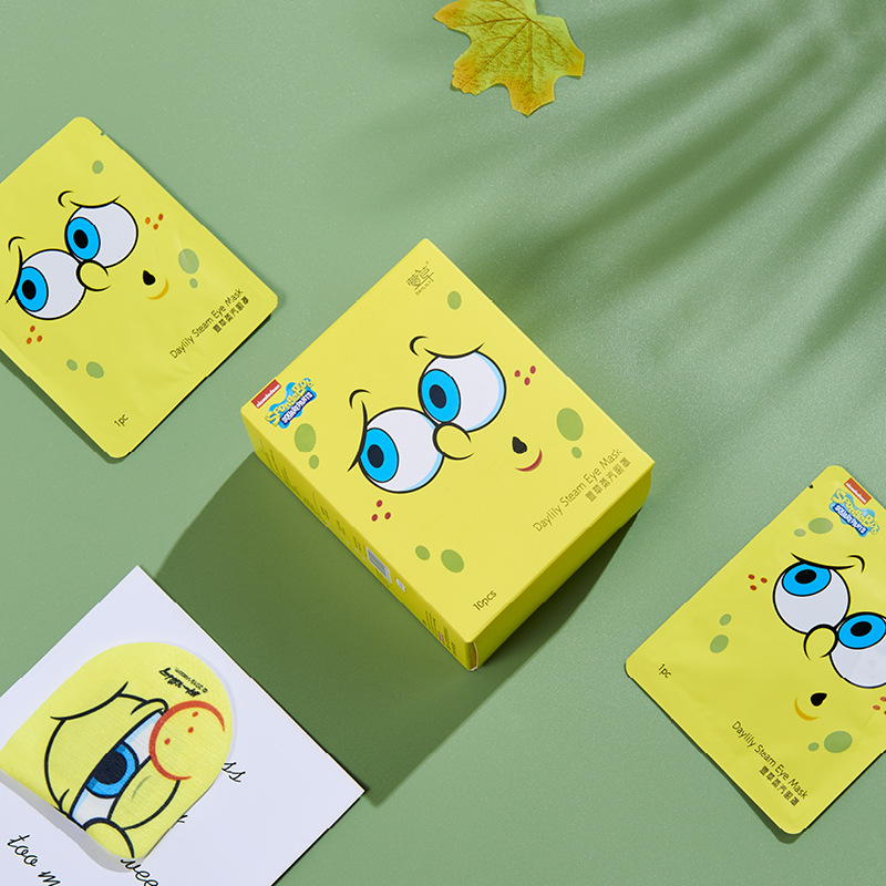 海綿寶寶蒸汽熱敷眼罩代加工貼牌OEM/ODM