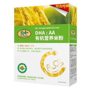 DHA：AA有機(jī)營(yíng)養(yǎng)米粉貼牌OEM/ODM