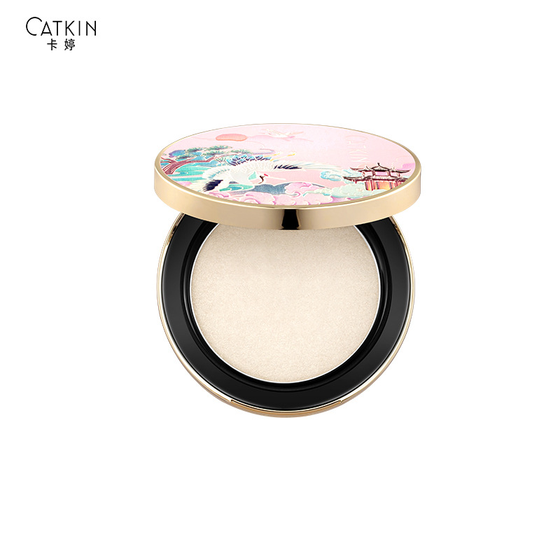 卡婷春江花月夜高光修容盤(pán)粉餅OEM代加工