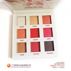 多色眼影盒OEM代加工