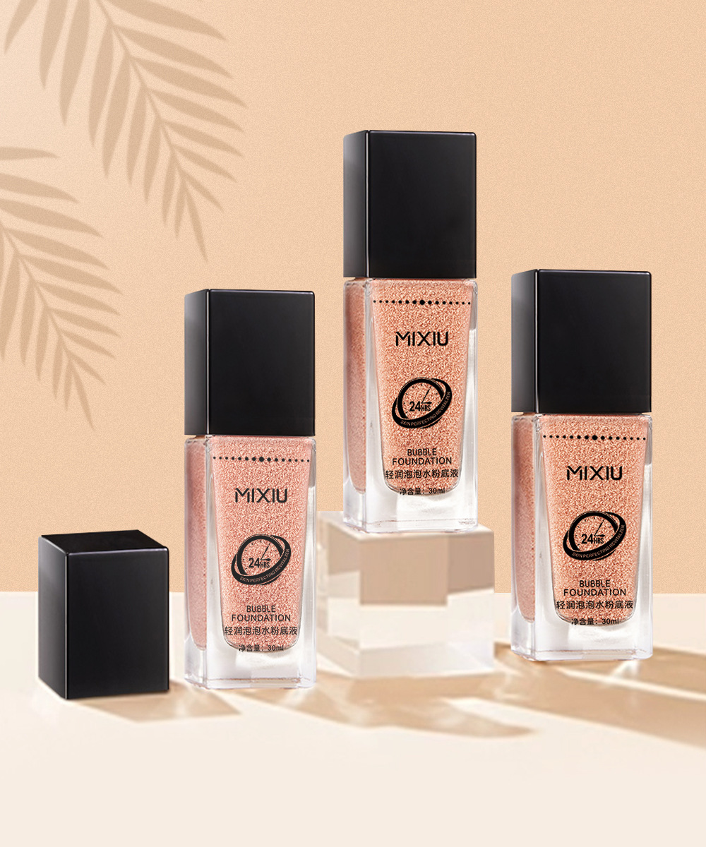 米修輕潤(rùn)泡泡水粉底液OEM/ODM代加工