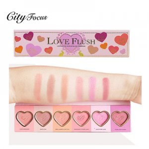 心形多色彩妝胭脂腮紅OEM/ODM代加工