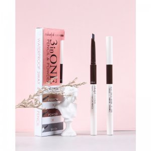 色之彩 三合一眉筆+眉粉+眉刷貼牌定制代加工