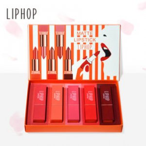 啞光滋潤五支裝正品李子色貼牌OEM/ODM