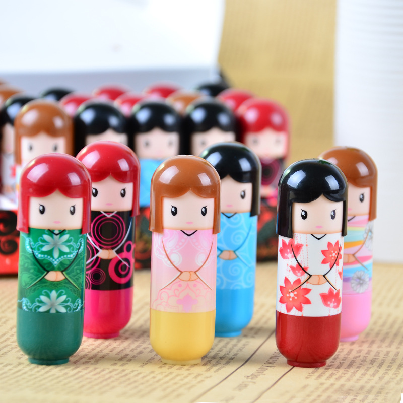 恒芳詩(shī)晶日本娃娃S4211 潤(rùn)唇膏代加工貼牌OEM/ODM