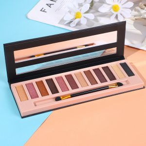 不暈染大地色彩妝眼影珠光眼影OEM代加工