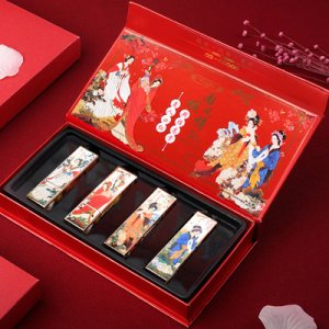中國(guó)風(fēng)四大美女口紅套裝貼牌定制代加工