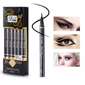 BOBBIE FLOW防水不暈染直液式搖珠燙金眼線筆貼牌定制代加工