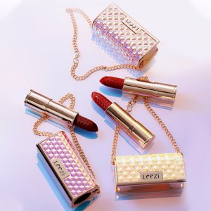 leezi/莉茲小皮包絨情口紅貼牌定制代加工