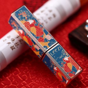 莉茲故宮金邊中國風(fēng)口紅貼牌OEM/ODM