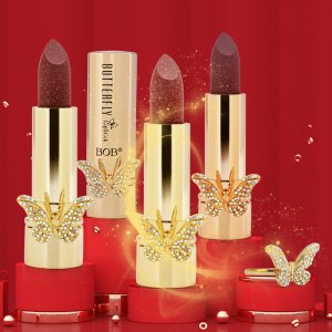 鉆蝶戒指水潤(rùn)口紅