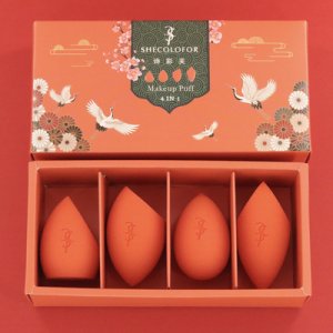 詩彩芙珊瑚橘色美妝貼牌定制代加工