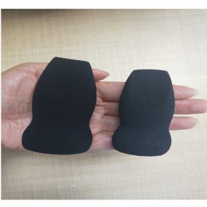 異形黑色平底三切美妝蛋OEM/ODM代加工