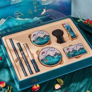 網(wǎng)紅直播莎婭彩妝套盒可OEM/ODM代工