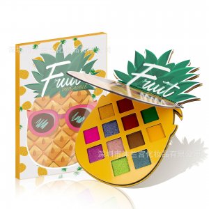 菠蘿盤12色眼影可OEM/ODM代工