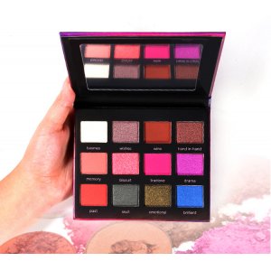 12色方形眼影盤(pán)OEM/ODM代加工