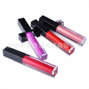 黑色方款組合唇彩貼牌OEM/ODM