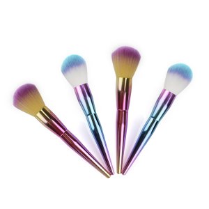 單支電鍍漸變幻彩化妝刷OEM/ODM定制代加工