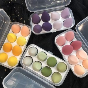 水果粉撲 8個(gè)裝雞蛋盒OEM代加工