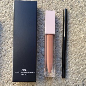 2色不沾杯液體口紅唇彩+唇線貼牌OEM/ODM