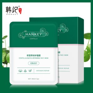 韓紀(jì)積雪草修護(hù)面膜代加工貼牌OEM/ODM