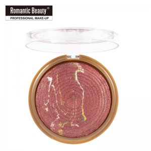 歐美時(shí)尚自然單色珠光閃粉腮紅OEM/ODM代加工