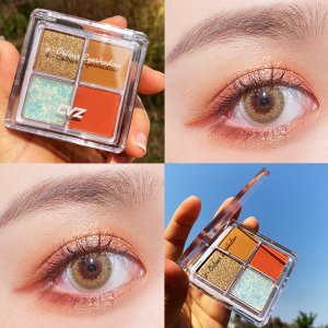 CVZ隨心組合四色眼影盤(pán)貼牌定制代加工