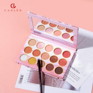 canlen跨境15色眼影盤(pán)貼牌定制代加工