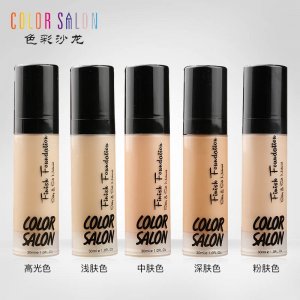 色彩沙龍專業(yè)彩妝柔亮粉底液