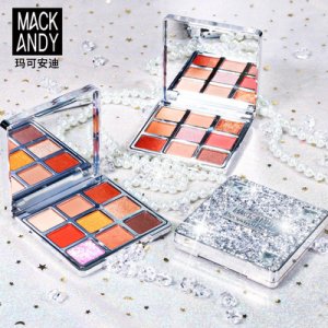 瑪可安迪流沙 鉆石9色眼影貼牌OEM/ODM