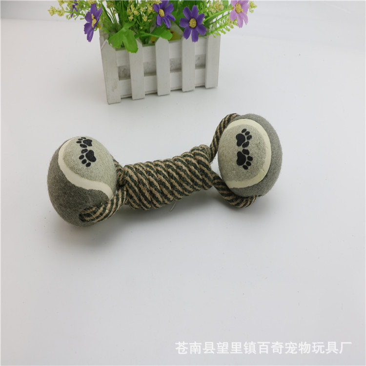 棉繩啞鈴寵物玩具OEM/ODM代加工
