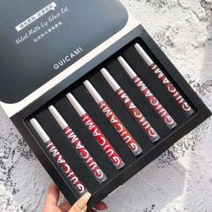 新款網紅同款啞光絲絨口紅貼