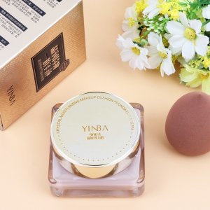 網(wǎng)紅茵芭晶潤(rùn)持妝氣墊粉底霜提亮膚色美顏霜OEM/ODM定制代加工