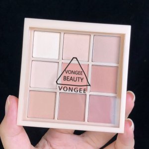 VONGEE九宮格全啞光9色眼影貼牌定制代加工